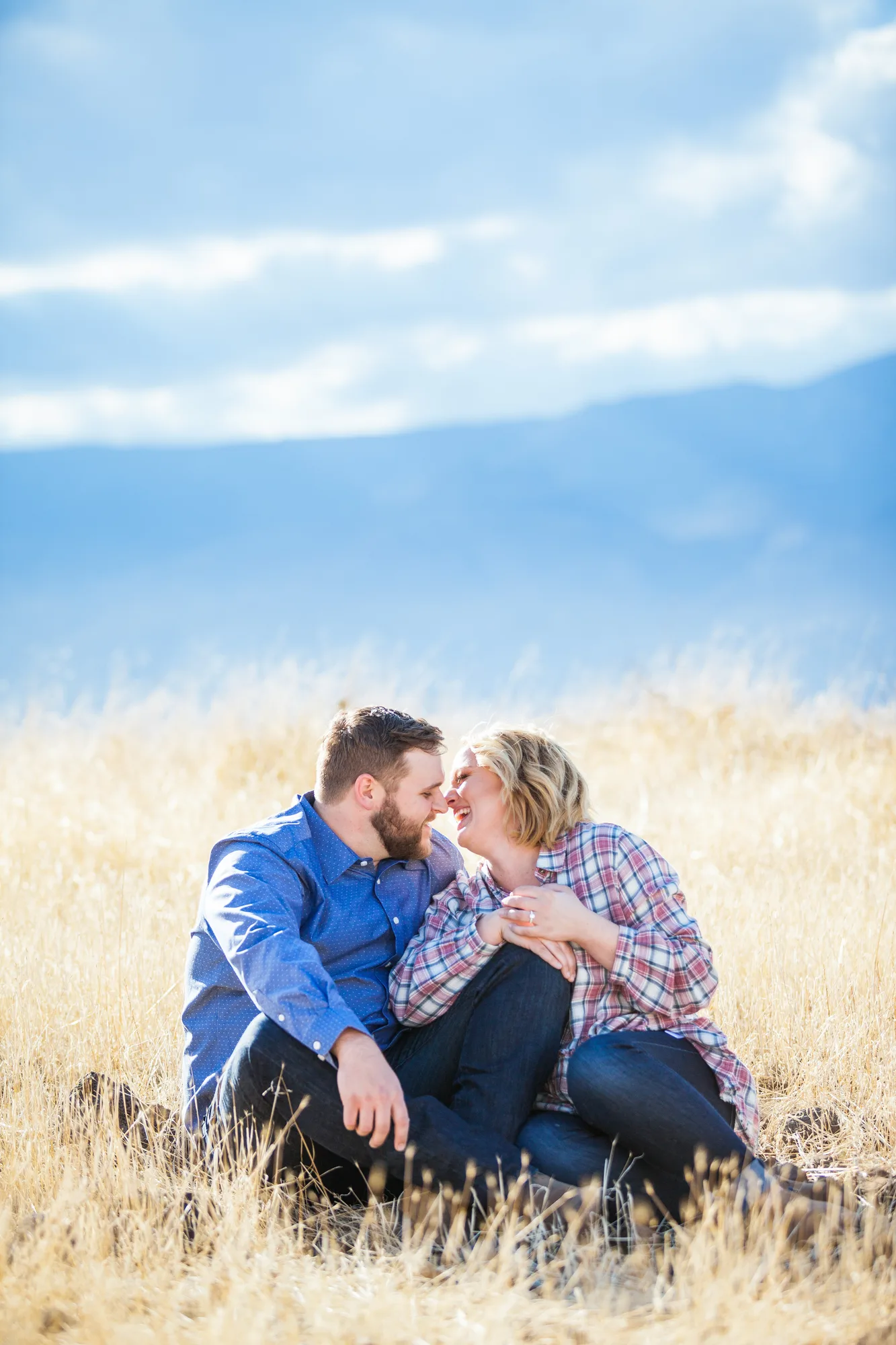 Slager Engagement Kiss